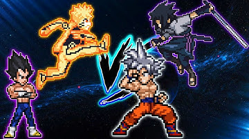 😱NO WAY | GOKU DBS V 3.5 OP & SASUKE RINNEGAN OP VS VEGETA OP & NARUTO BTM OP IN JUMP FORCE MUGEN