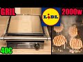 Lidl gril multifonction silvercrest skge 2000 c3 grill 180 2000w komfortgrill piastra elettrica