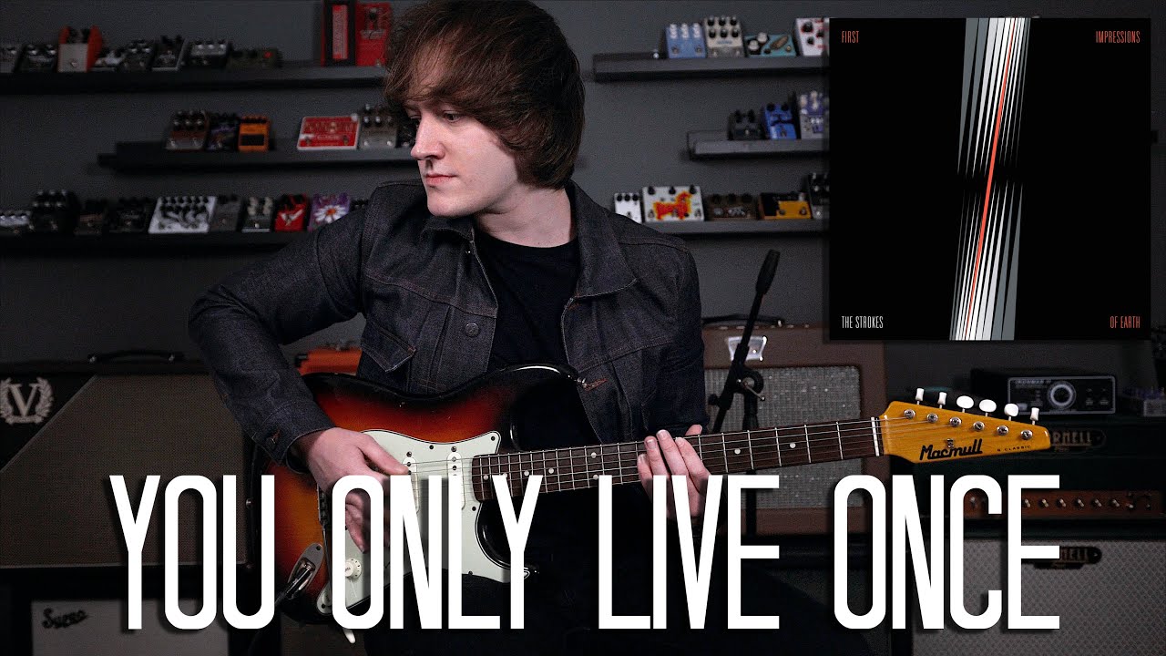 You Only Live Once - The Strokes ( Guitar Tab Tutorial & Cover ) 