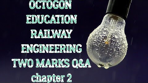 RAILWAY ENGINEERING..INTRODUCTION