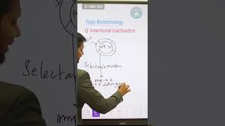 BioTechnology | Insertional Inactivation | Biology #plasmid  #biology #education #neetaspirents