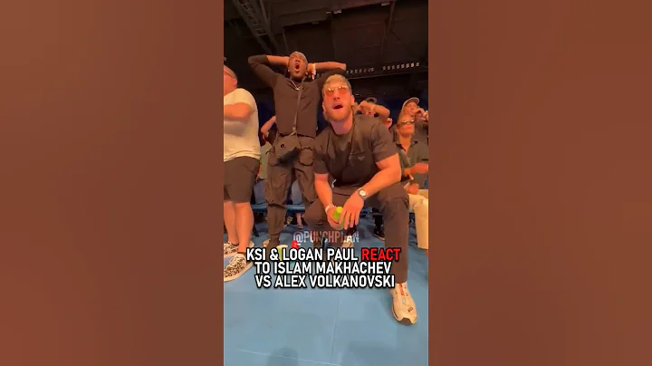 KSI and Logan Paul react to Alex Volkanovski vs Islam Makhachev #ufc284 #mma #ufc #islam #khabib