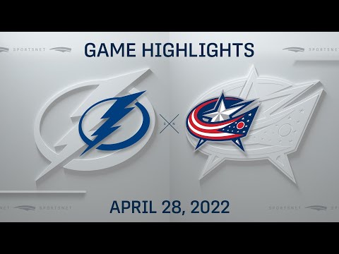 NHL Highlights | Lightning vs. Blue Jackets - Apr. 28, 2022