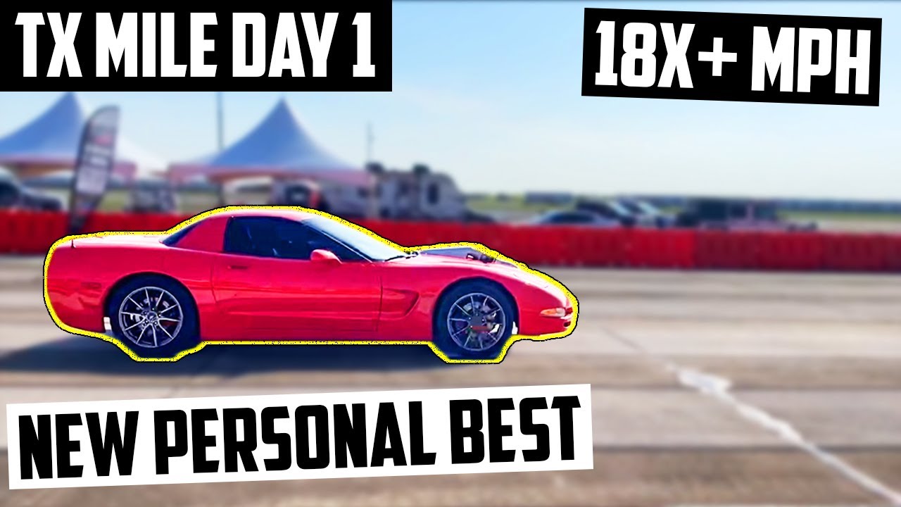 TX Mile Racing 2021 Day 1 (185+ mph) YouTube
