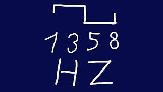 1358 hz square