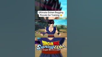 Ultimate Gohan Begs Piccolo for Training In Sparking Zero#dragonballsparkingzero #sparkingzero #dbsz