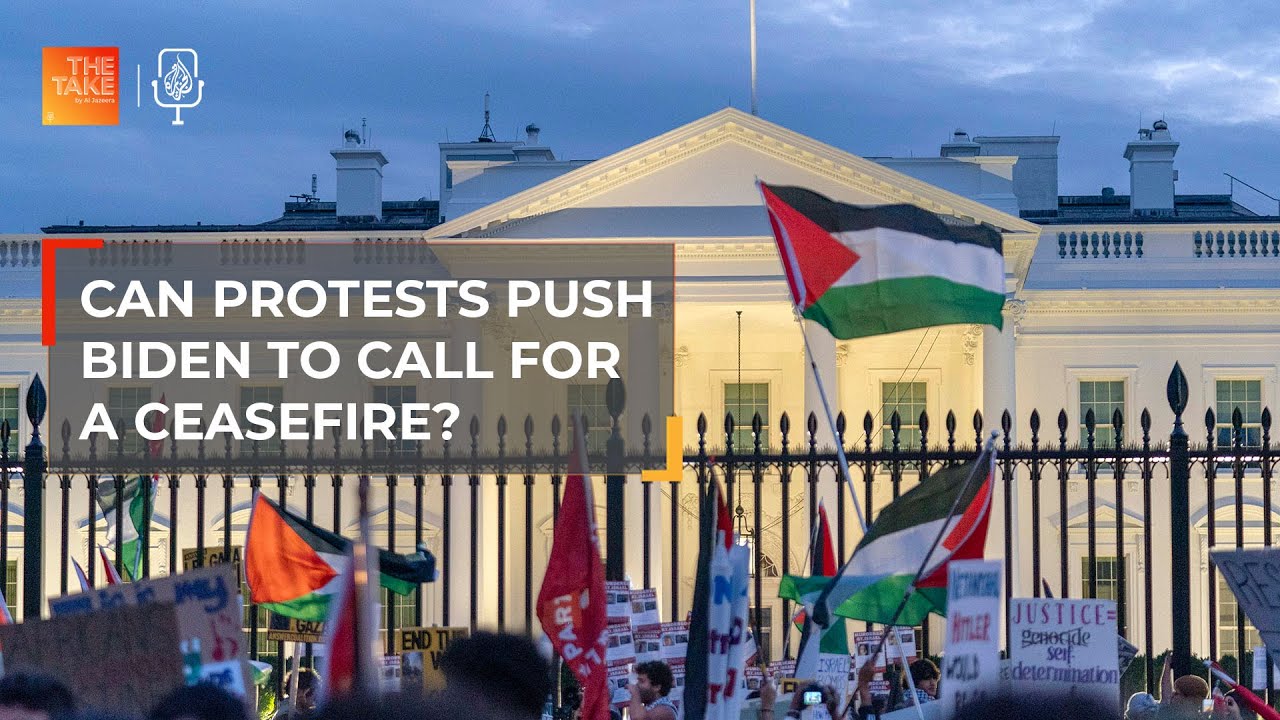 متظاهرون أمريكيون يتظاهرون تضامناً مع فلسطين. ما الذي سيفعله بايدن بعد ذلك؟ | ذا تيك