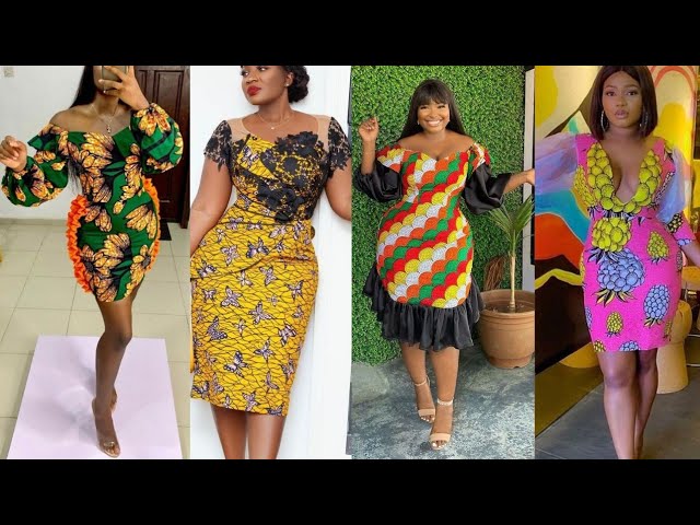 Nouvelle tendance de robe courte africaine : robe courte en pagne africaine  #tendance #model - YouTube