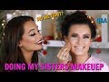 DOING MY SISTERS MAKEUP AND Q&A