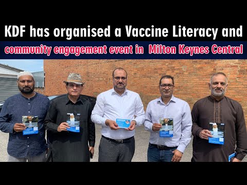 KDF has organised a Vaccine Literacy and community engagement event in Milton Keynes Central