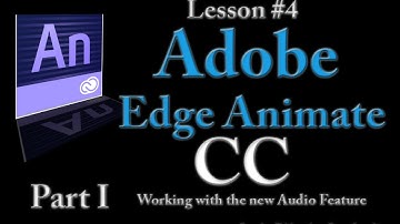Adobe Edge Animate CC Lesson #4 - Working with the new Audio Feature in CC Pt1