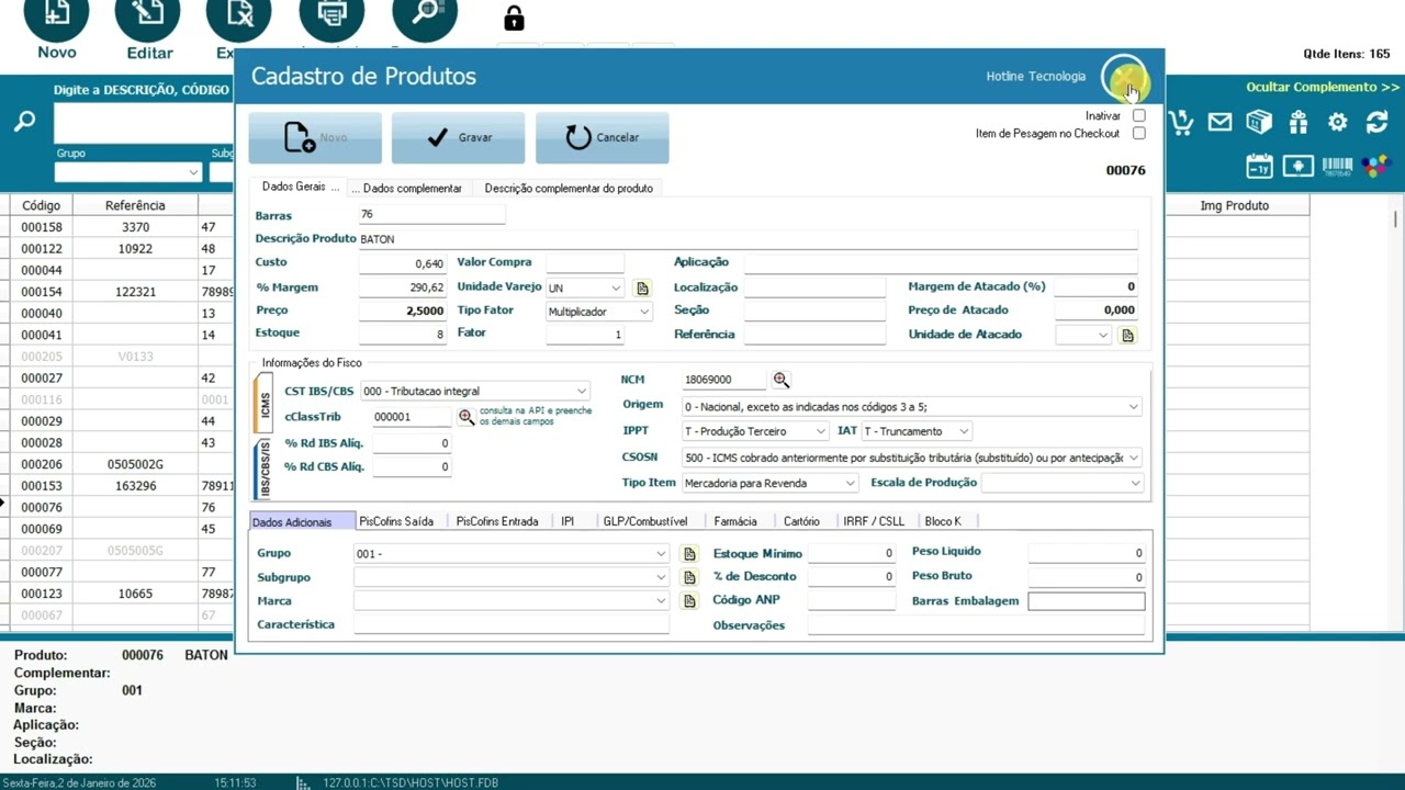 Como Preencher os Campos IBS-CBS no Hotline (Passo a Passo)