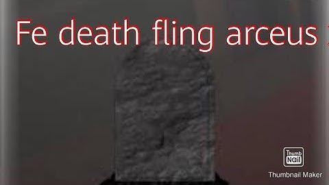 arceus x fe death fling