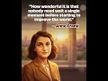 The Anne Frank Quote That Still Inspires Millions 🌻✨ #viral #trending