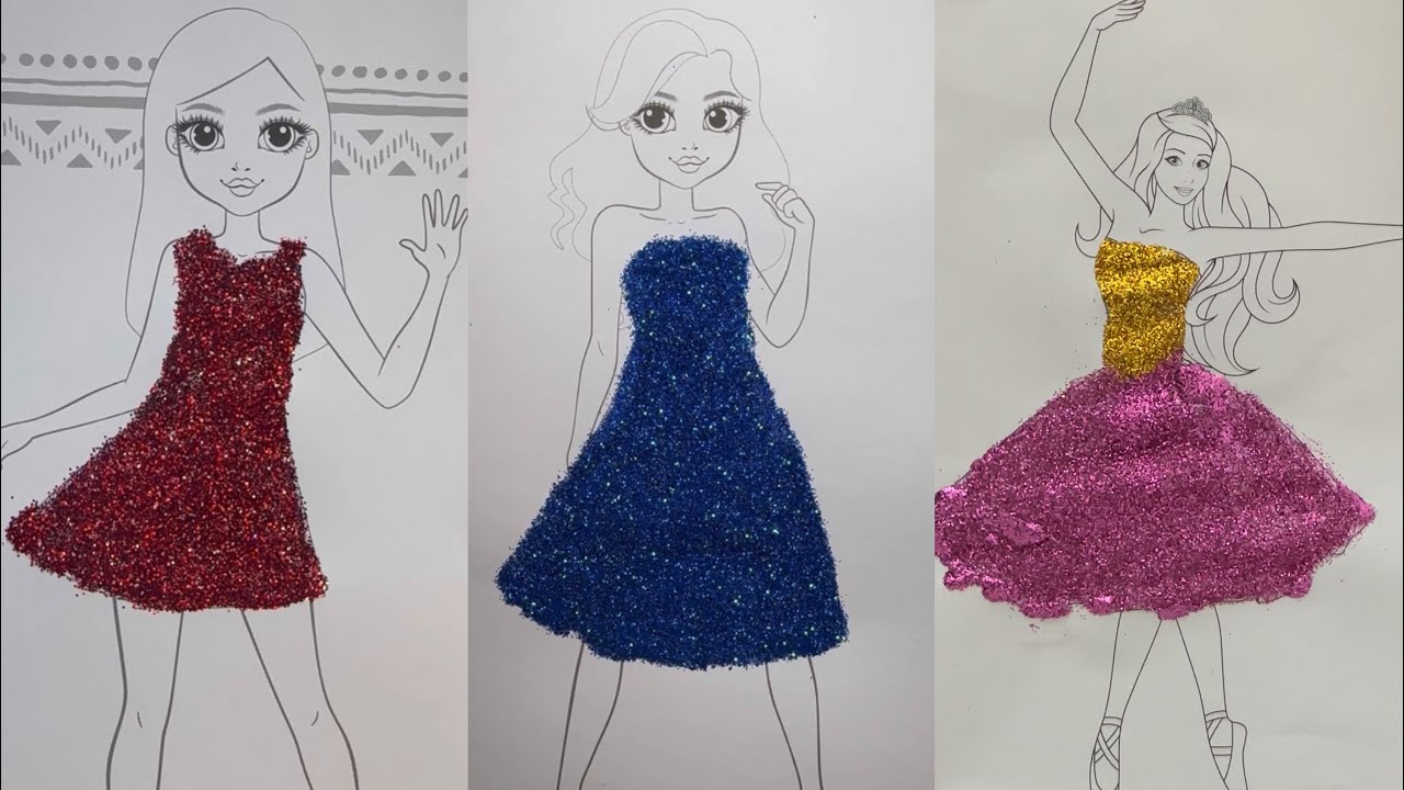 The Best Fashion Art | Dresses With Different Colors From My Shiny Art