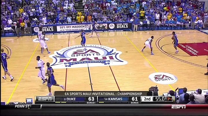 Duke Vs Kansas (Tyler Thornton) Cluth Buzzer Beate...