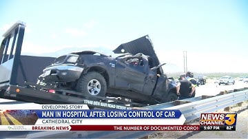 Texas man ejected from truck after rollover on I-10 near Date Palm