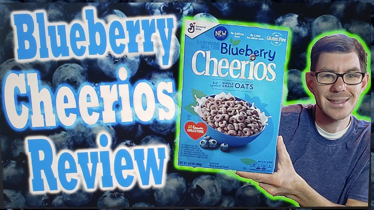 Blueberry Cheerios Cereal Taste Test And Review YouTube
