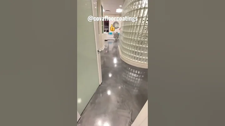 Metallic Epoxy Floors are 🔥#shorts