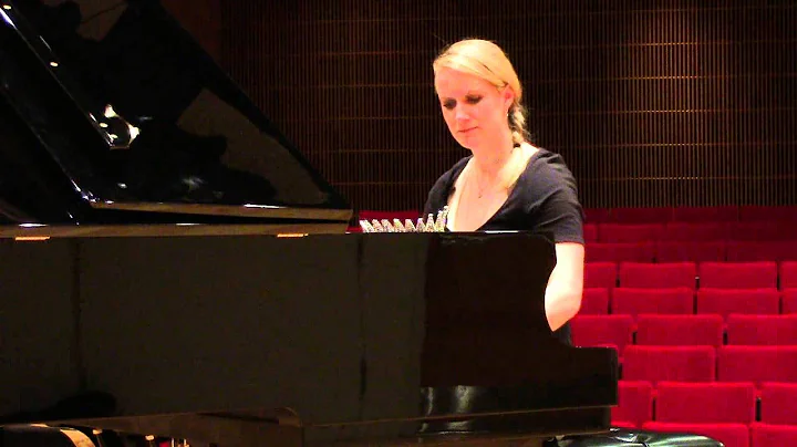 Miss Montana International performs on the piano