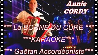 La Bonne du Curé , karaoké, accordéon musette, Gaëtan Accordéoniste , Annie Cordy