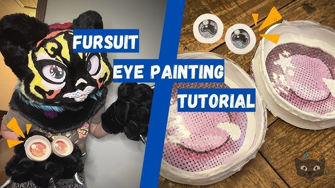 Fursuit Eye Buckram Mesh Easy to Paint 