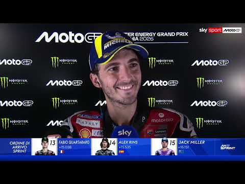 Video MotoGP, Pecco Bagnaia (Ducati) vince Sprint Brno (Repubblica Ceca): le sue parole dopo la gara