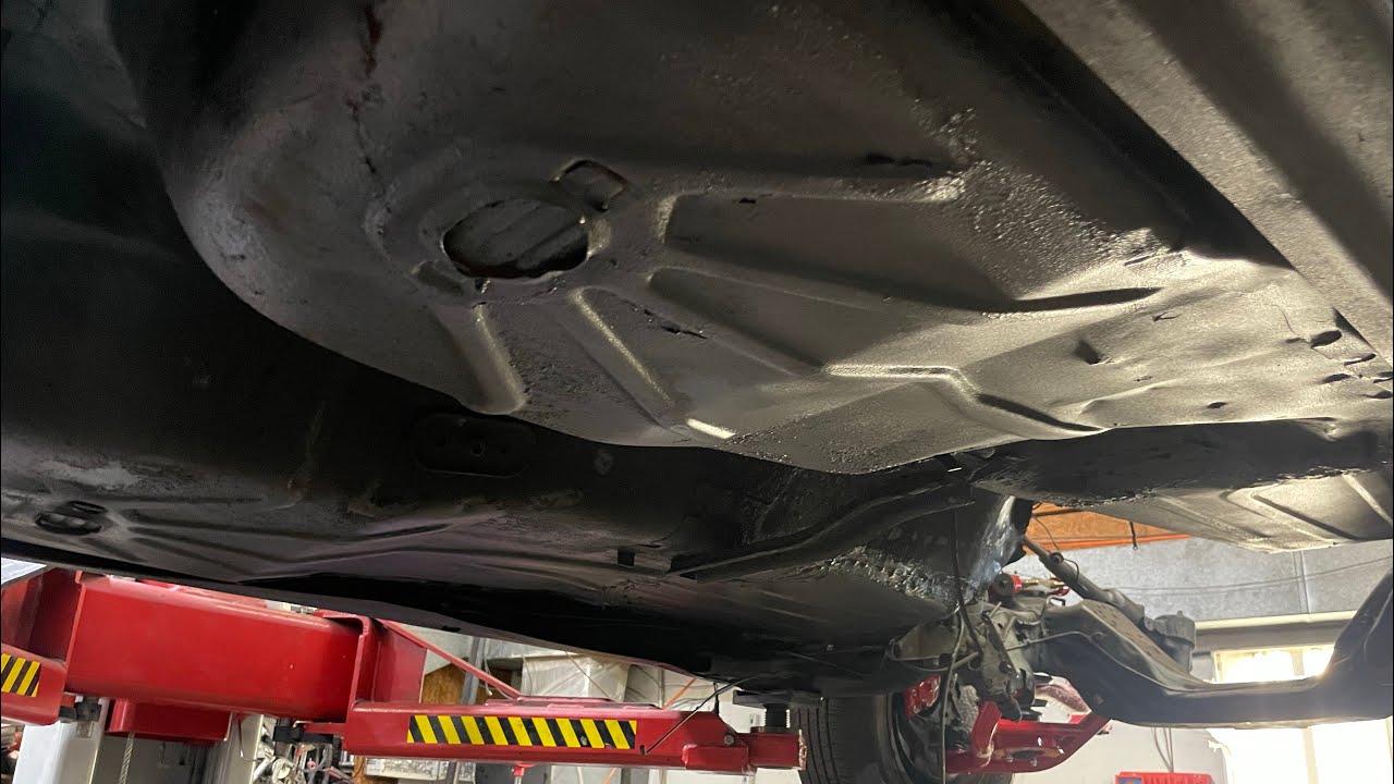 DIY Undercoating the 1979 Malibu with truck bed liner from Autozone