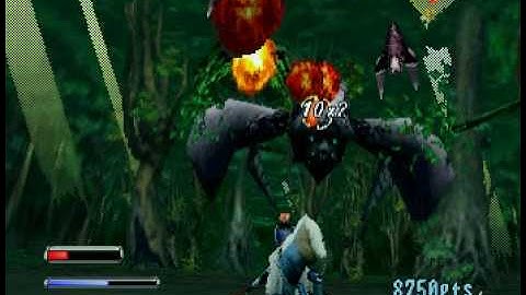 Panzer Dragoon Zwei - on the Sega Saturn emulator SSF