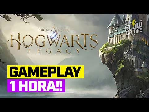 Hogwarts Legacy - 1 HORA DE GAMEPLAY - DUBLADO e 4K!