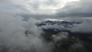 DRONE ABOVE THE CLOUDS