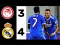 Real Madrid vs Olympiacos  highlights/UEFA champions league Highlights &amp; all goals/mbappe goals