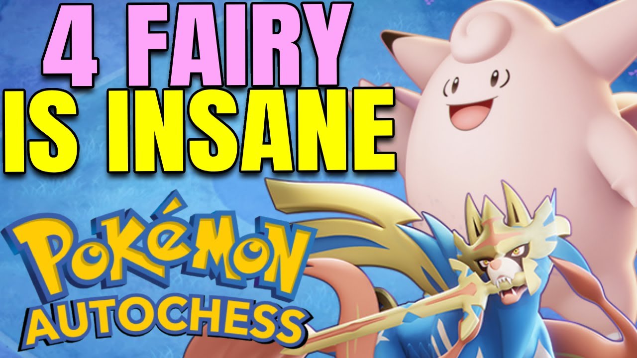 4 FAIRY for a 3⭐ZACIAN is Amazing | Official Pokemon TFT Auto Chess