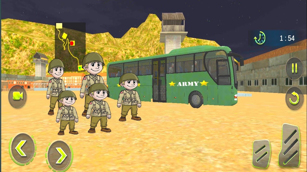 Offroad Army Bus Driving Simulator 2021 - Bus Games