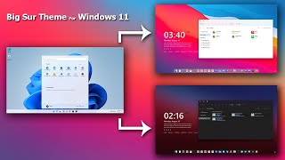 macos big sur theme for windows 11 || make windows 11 look like macos big sur (2021)