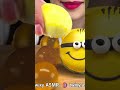 ASMR YELLOW DESSERT *RICE CAKE 찹쌀떡 먹방 EATING SOUNDS #shorts