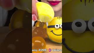 ASMR YELLOW DESSERT *RICE CAKE  찹쌀떡 먹방 EATING SOUNDS #shorts