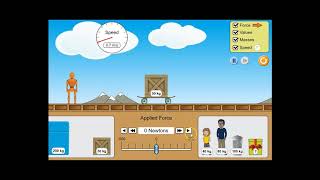Newton's Laws PHET Demo