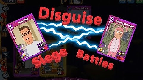 Disguise Siege battles and much more in Animation Throwdown