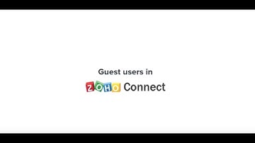 Working with Guests in Zoho Connect
