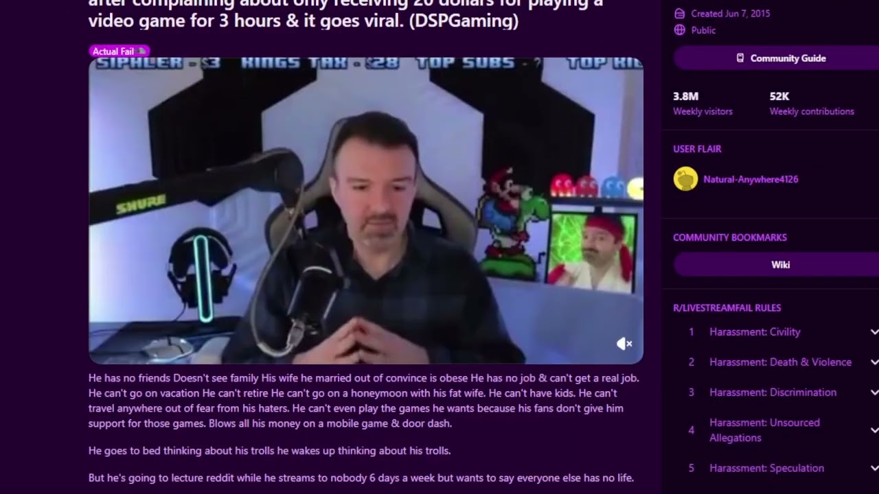 DSP жалуется — посты на Reddit о неудачных прямых трансляциях снова стали вирусными!