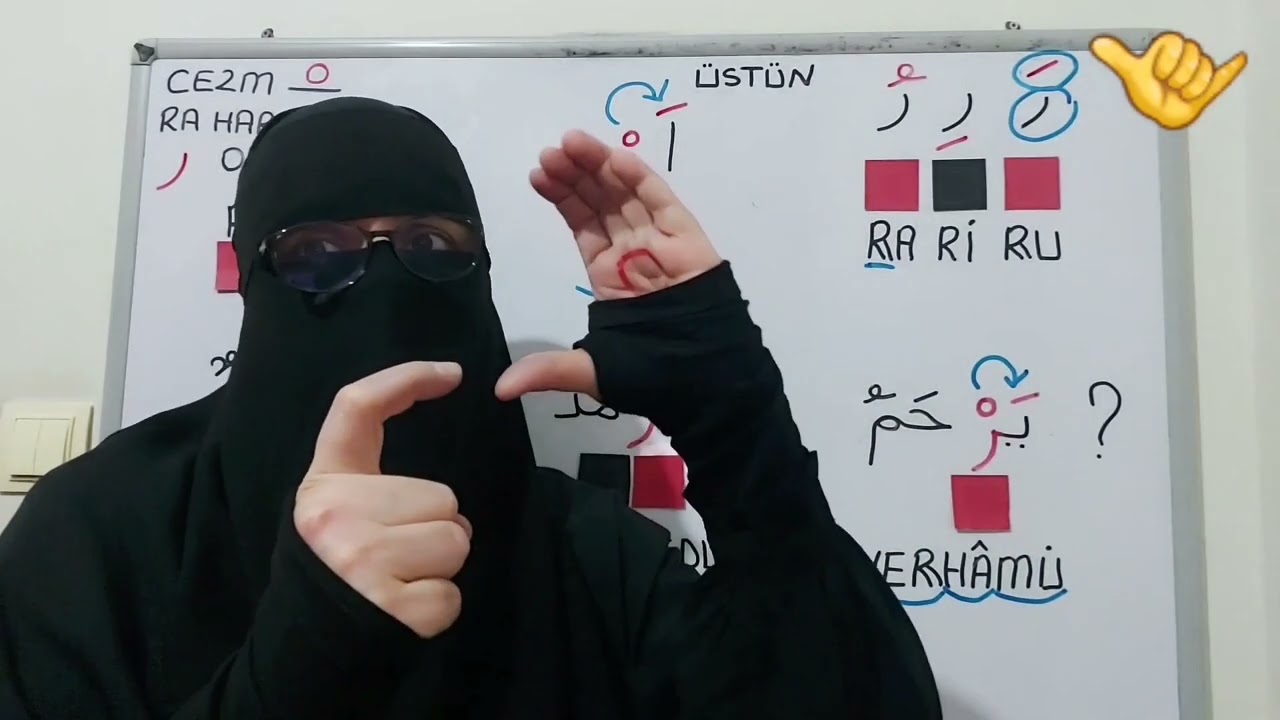 1️⃣ 🤙🌍 ARAPÇA CEZM ْ RA رْ ÜSTÜN َ HARFİNİ OKUNUŞU 