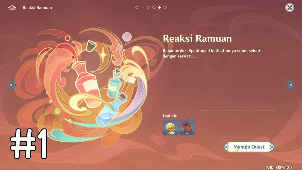 [ID] Event Reaksi Ramuan Bagian 1 Genshin Impact YouTube