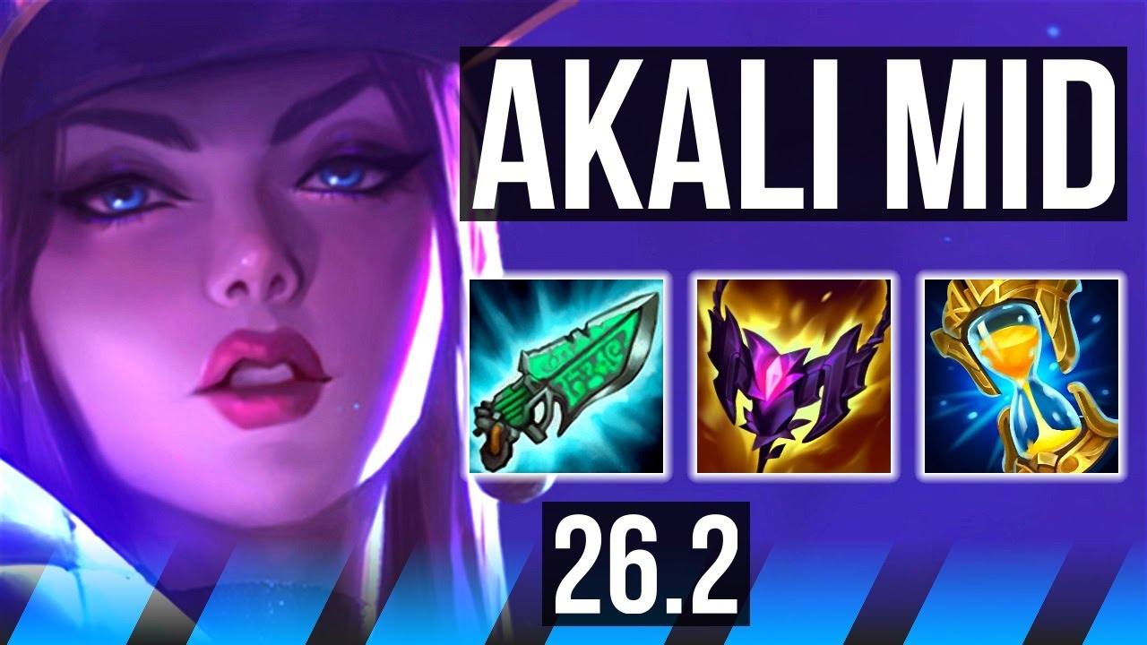 AKALI vs YASUO (MID) | Good KDA: 25/1/9, 48K damage | TR Grandmaster | 26.2