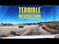 My Trucking Life | TERRIBLE INTERSECTION | #1697