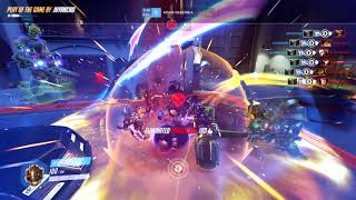 Overwatch Sixtuple kill junkrat Zarya
