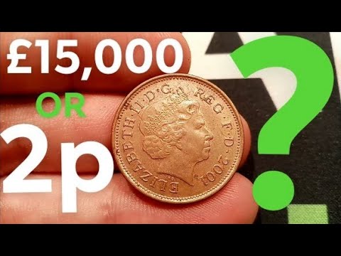 £15000 2001 Two Pence Coin Selling On EBay!!! UK 2001 2p Coin VALUE