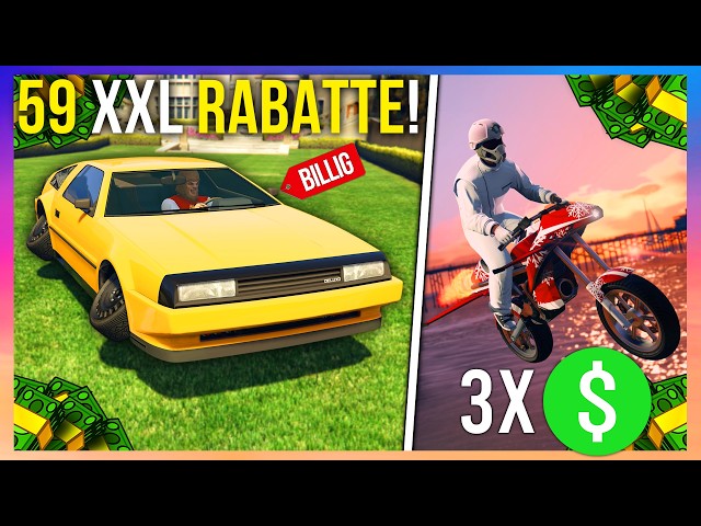 Krasse Eventwoche in GTA! 59 Rabatte, Gratis Garage + Bunker & 2x$ auf Bunker!
