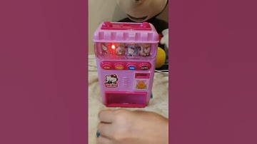 cute vending machine ASMR 🤩 #shorts #toys #asmr #satisfying #coinoperatedmachine