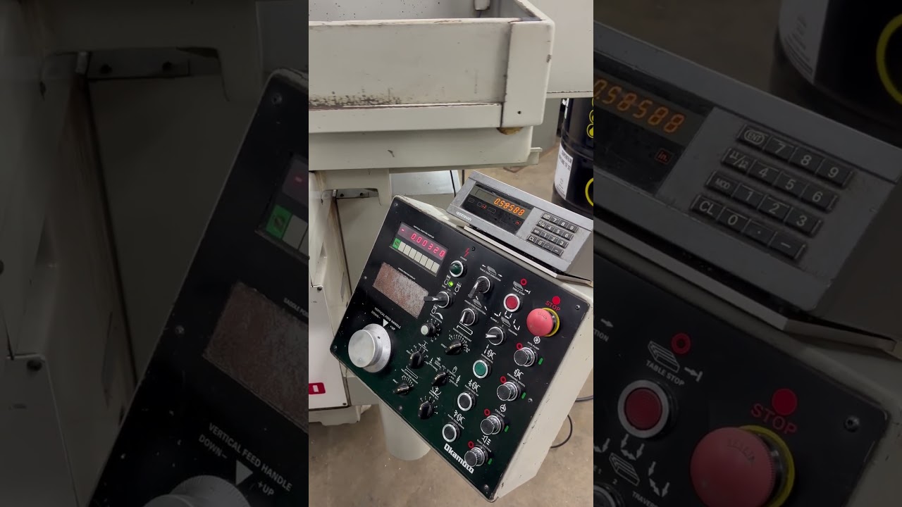 Okamoto 12-24DX Surface Grinder Test Video